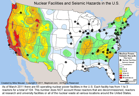 nuclear facilities and seismic hazards