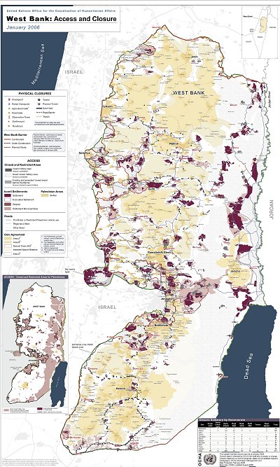 Map Israeli Settlements