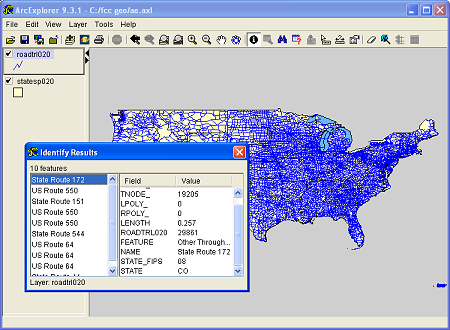 arcgis file for us