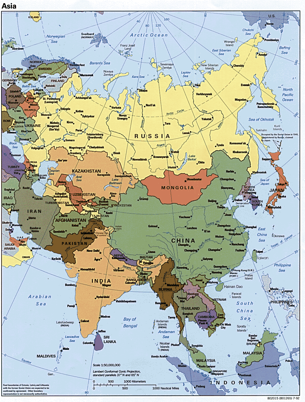 Free Download Asia Maps