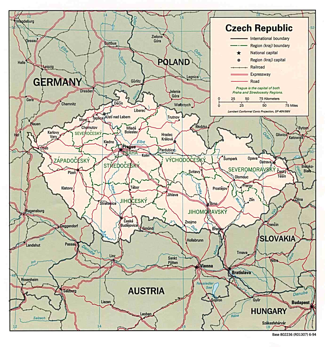 Free Czech Republic Maps