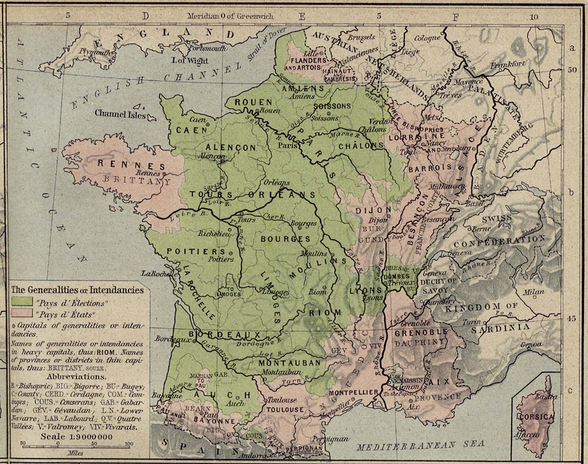Map of France (English and French Edition): Schofield & Sims