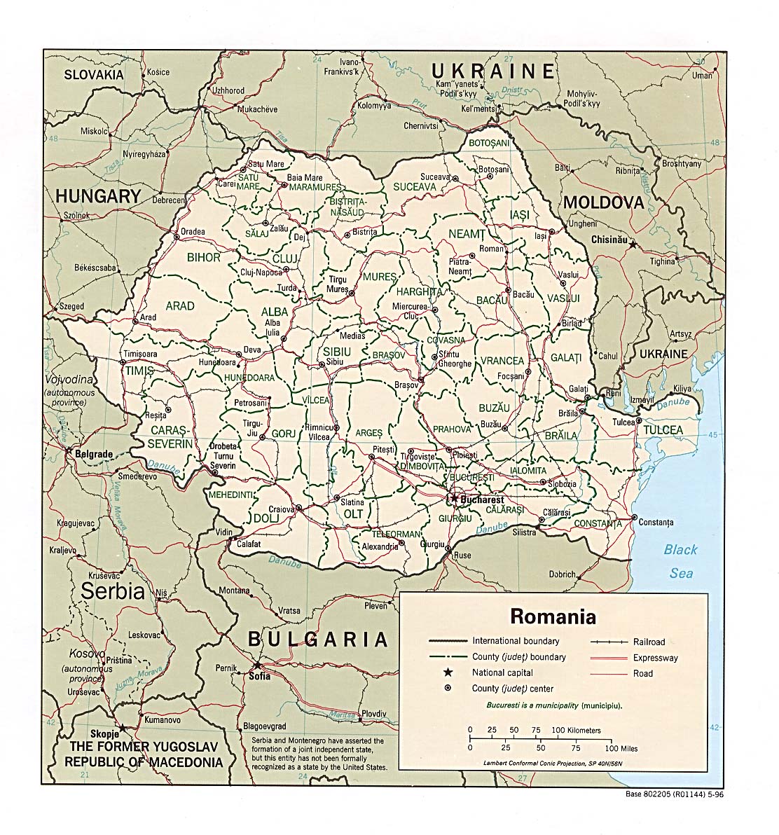 Download Free Romania Maps