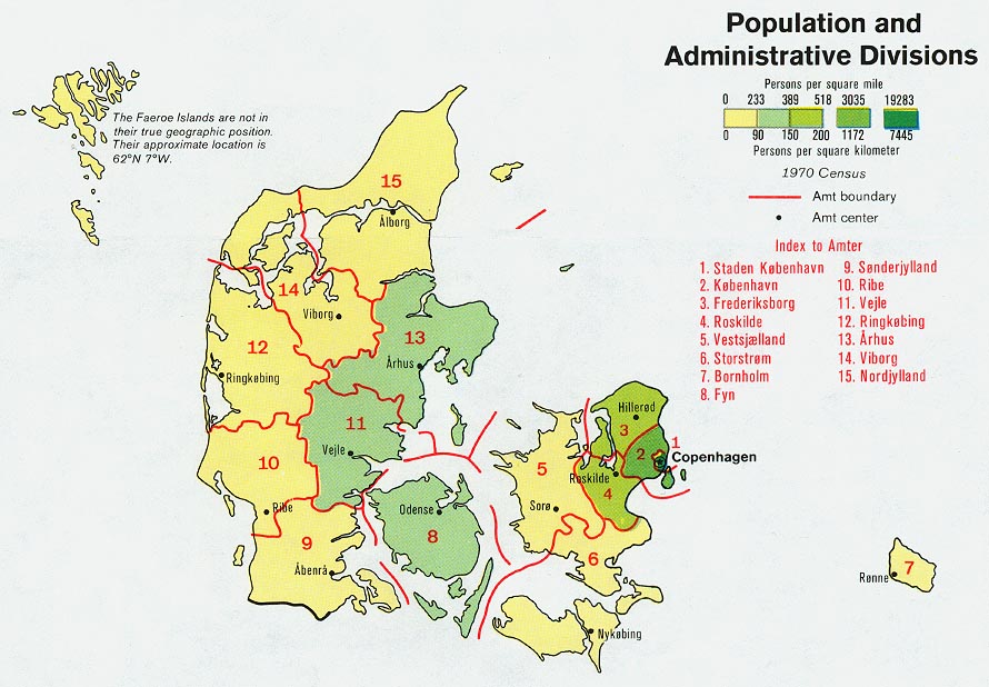 Map Armenia - Popultion density by administrative division