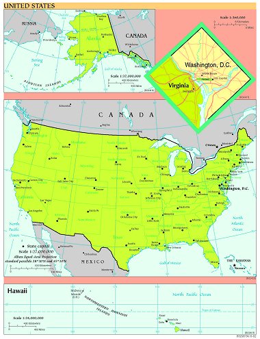 high resolution united states and canada map Free High Resolution Map Of The United States high resolution united states and canada map