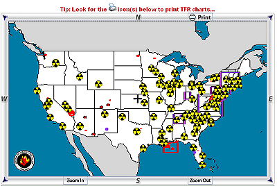 map of restricted airspace